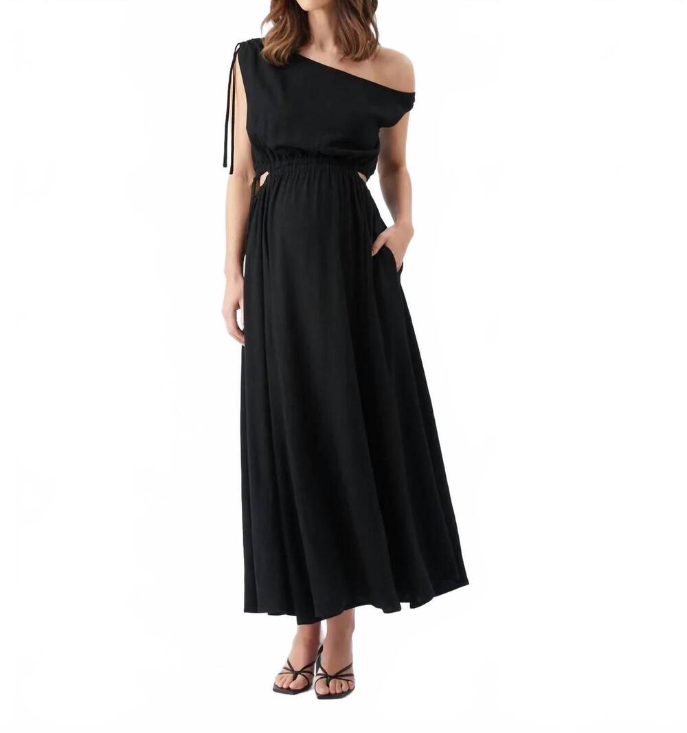NEW RIPE presley off shoulder dress -maternity in black